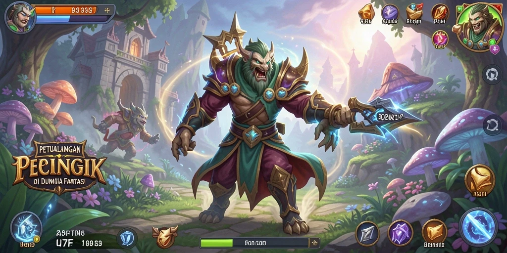 Tampilan gameplay menarik dari 47F dengan pertarungan yang seru.