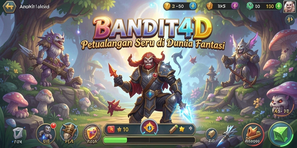 Tangkapan layar menunjukkan gameplay BANDIT4D yang seru dan menantang.