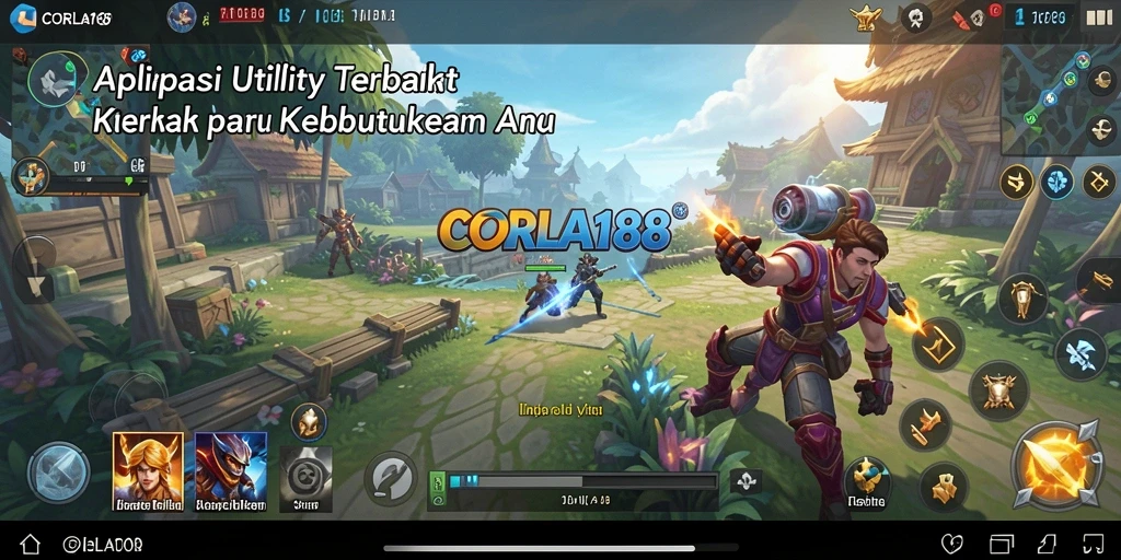 Tampilan antarmuka CORLA188 yang mudah digunakan.