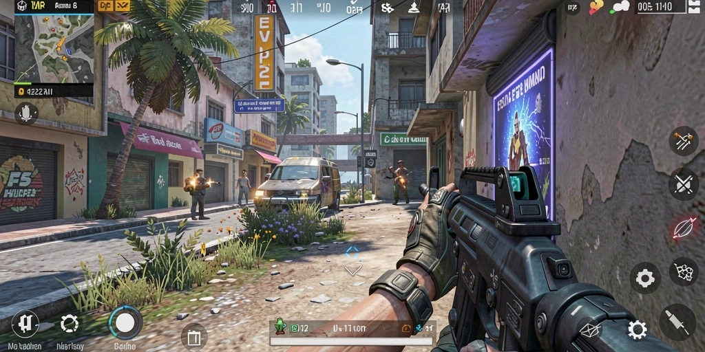 Tampilan gameplay seru dan strategis di EVIP2.