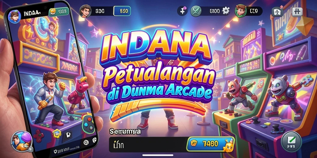 Tampilan gameplay seru dan dinamis di INDAAA.