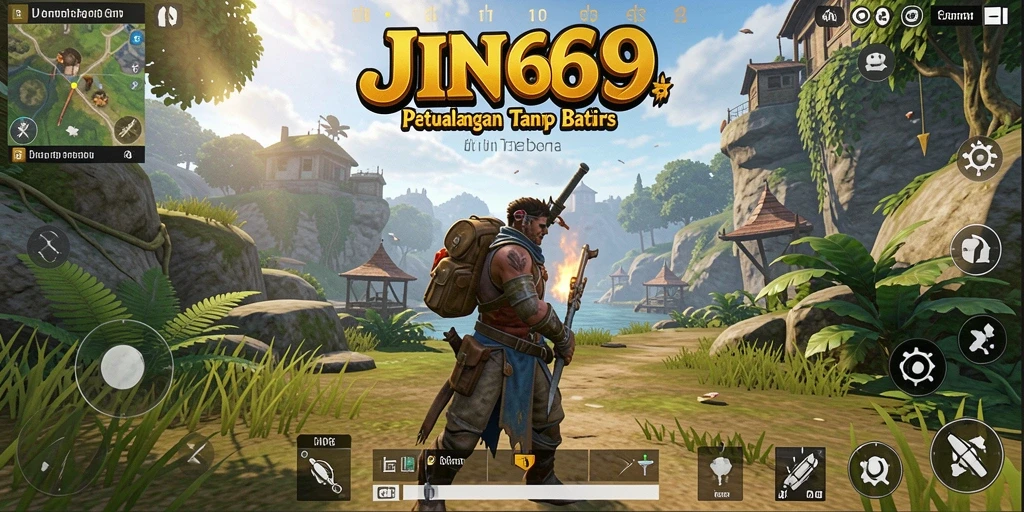 Tampilan gameplay JIN69 yang memukau dalam dunia terbuka.