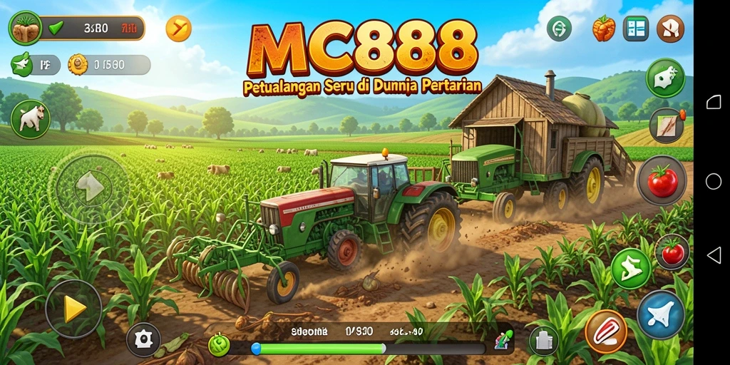 Tangkapan layar MC888 menunjukkan aktivitas pertanian yang menarik.
