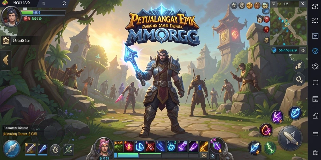 Gameplay seru di dunia fantasi NOX123 yang menakjubkan.