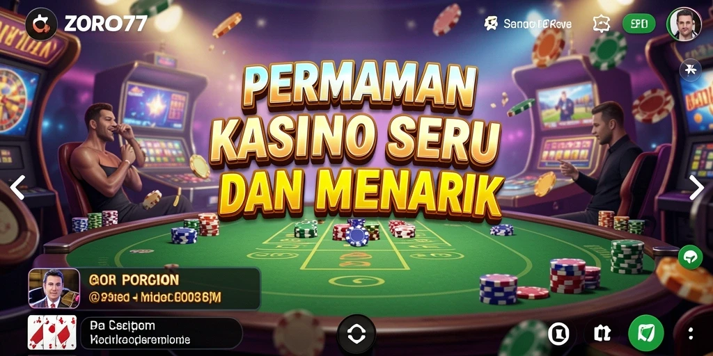 Tangkapan layar dari gameplay ZORO77 yang menarik dan penuh aksi.